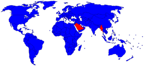 carte des démocraties soi-disants