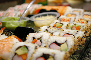 English: Western Sushi found at Wegmans Superm...