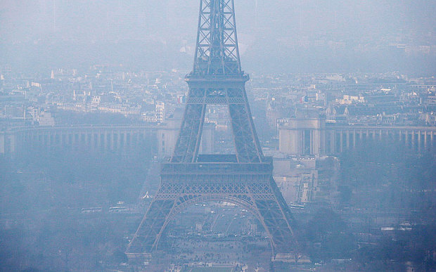 Air pollution in Paris, Photo: Reuters
